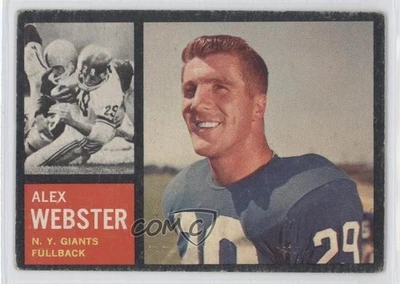 1962 Topps Alex Webster #105 - Image 1 of 2