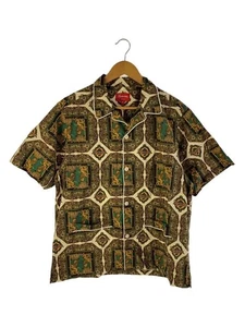 Supreme Regency Pajama Shirts/Short Sleeve Shirt/M/Cotton/Ylw/All-Over Pattern/ - Picture 1 of 5