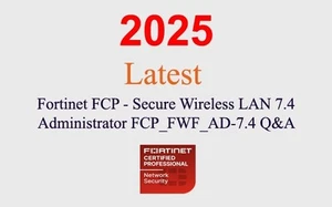 Fortinet Secure Wireless LAN 7.4 FCP_FWF_AD-7.4 GWARANCJA JAKOŚCI I ODPOWIEDZI (1miesięczna aktualizacja) - Zdjęcie 1 z 1