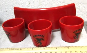 fireball Whisky 3 Schnapsglas Kunststoffhalter, für die Seite des Biereimers - Bild 1 von 5