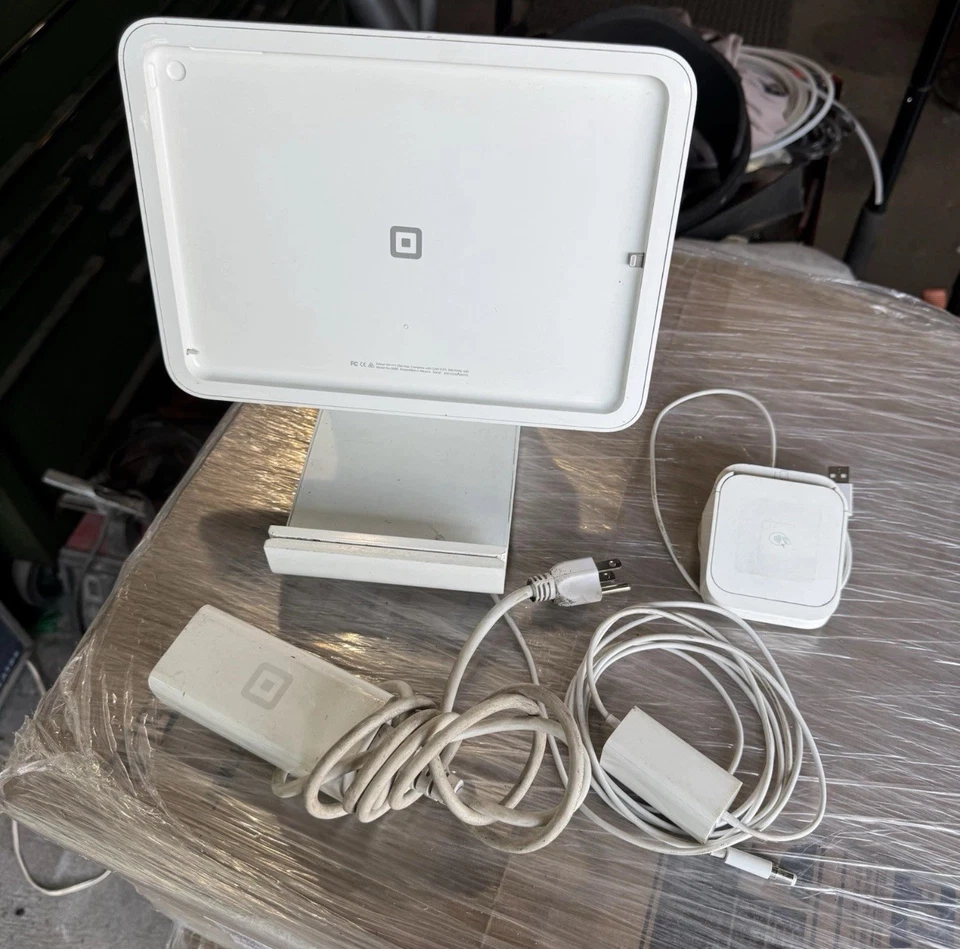 Lector de tarjetas de crédito Square Pos usado terminal sin contacto soporte para iPad Foto 1 de 4