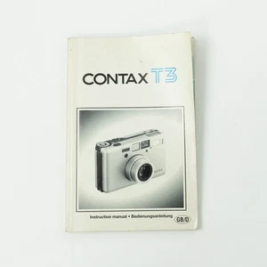 Contax T3 Manual EN+De version - Picture 1 of 3