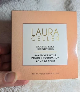 Base en polvo versátil horneada Laura Geller Double Take Fair 0,9 oz NUEVA en caja - Imagen 1 de 10