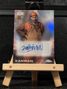 2025 Topps Chrome Star Wars #A-ZV Zubin Varla As Xanwan Debut Autograph - Picture 1 of 2
