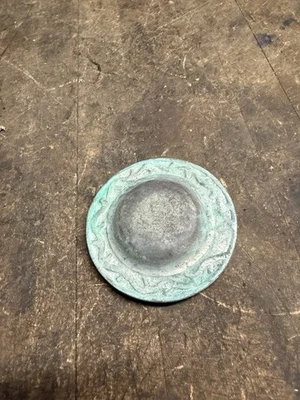 Antigua granja lavabo baño bañera fregadero cubierta de drenaje pieza de latón EE. UU. Foto 1 de 4