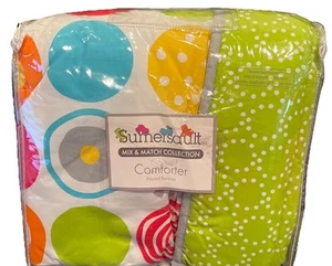 SUMERSAULT MIX & MATCH COLLECTION COMFORTER BLANKET PRINTED REVERSE GIFT NEW - Picture 1 of 6
