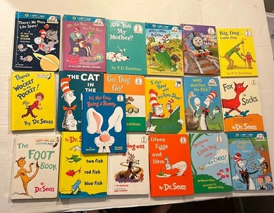 Lot Of 19 Dr Seuss Beginner & Bright And Early Hardcover Books Vintage - Image 1 of 4