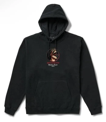 Primitive Black Attack on Titan Future Memory Hoodie size L Shonen Manga NWT - Image 1 of 2