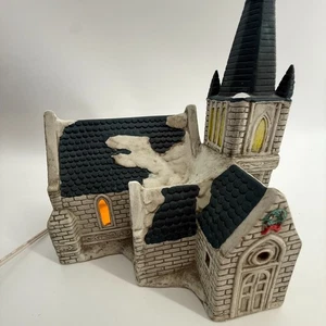 Holiday Expressions Collins International Weihnachten Kirche Szenen beleuchtetes Haus - Bild 1 von 12