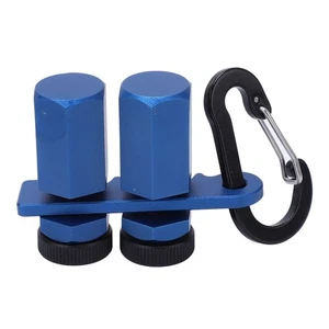 (Blue)Stair Gauge Aluminum Alloy Hex Flat Gauge With Thumb Screw For Framing - Picture 1 of 12
