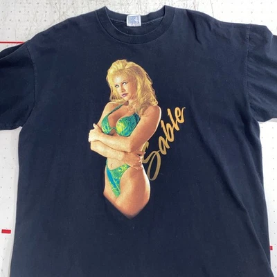 WWF Sable Vintage Camisa Suave Bikini Camiseta 1997 Años 90 Diva WWE WCW ECW Wildside Foto 1 de 4