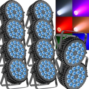 270W 18 LED Par Can Light Stage Lights DMX RGBW+UV DJ Lighting KTV Concert Band - Picture 1 of 15