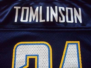 SAN DIEGO CHARGERS LADAINIAN TOMLINSON REEBOK TRIKOT JUGEND LARGE - Bild 1 von 5