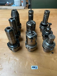 9 Stück HSK 63 A Aufnahmen Werkzeugaufnahmen Bohrfutter zt Bestückt ( Nr. 1002 ) - Picture 1 of 6