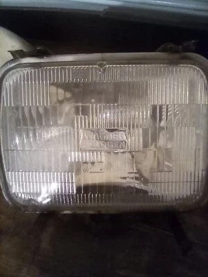 2 Vtg Truck Headlight Housings w/ 3 Wagner Lamps - Image 1 of 4