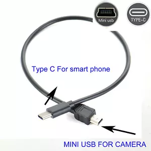 CABLE OTG TIPO C a mini usb para Nikon D3X D3S DS3 D4 D50 D70 D70s D80 D90 D100 - Imagen 1 de 7