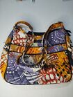 Vera Bradley Paint Feathers Carryall Crossbody Shoulder Bag Purse And Wallet NWT