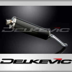 KAWASAKI ZX10R NINJA 2004-2005 450mm OVAL CARBON BSAU SILENCER EXHAUST KIT - Picture 1 of 4