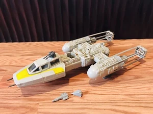 Vintage 1983 Star Wars Y-Wing Fighter Vehicle All Original, No Stickers🔥🔥🔥 - Picture 1 of 12