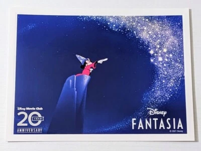Fantasia Collectible Lithograph (5x7", Disney Movie Club Exclusive, Mickey) New - Image 1 of 2
