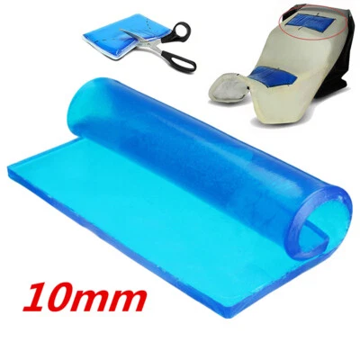 1cm Silicone Gel Cushion Pad Motorcycle Seat Custom Mat Shock Absorption 25x25cm - Image 1 of 4