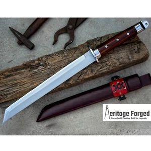 Tanto knife-12 inches Hunting tanto-handmade tanto knife-combat-Tactical-forged - Picture 1 of 8