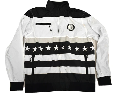Zipway NBA Mens Brooklyn Nets Basketball Jacket LOOK S, L, XL, 2XL Cover