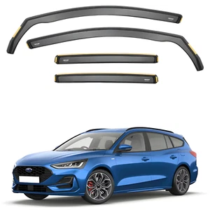 ISPEED Wind Deflectors for Ford Focus MK4 2018-2024 5-Door Estate 4pc Set Visors - Picture 1 of 10