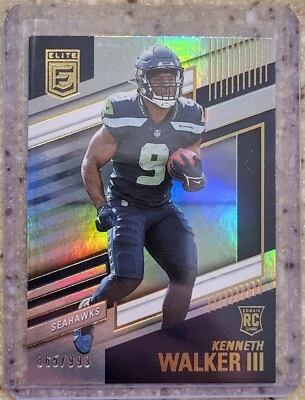 2022 Donruss Elite - Kenneth Walker III /999 RC - Seattle Seahawks - Image 1 of 2