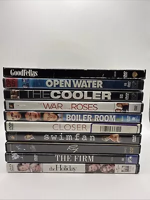 10 DVD Movie Collection Goodfellas Boiler Room Tom Cruise Ray Liotta Deniro - Imagem 1 de 4