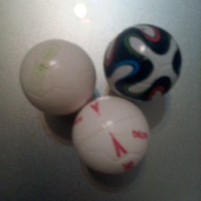 Lotto 3 palloni Subbuteo