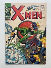 X-Men #21 Vol. 1 June 1966 "From Whence Comes...Dominus?" Silver Age Jack Kirby