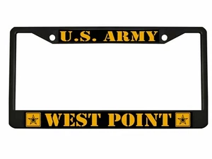 U.S. Army West Point Design Car License Frame Auto Tag Holder - Imagen 1 de 4