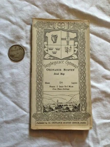 BANTRY - Ordnance Survey Map Ireland, Half Inch to Mile, 30x21, Dublin 1913 Rare - Imagen 1 de 9