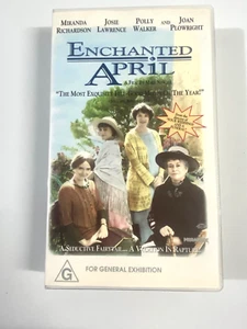 Enchanted April - VHS - Rated G - Film by Mike Newell - Movie of the Year - VGC - Picture 1 of 8