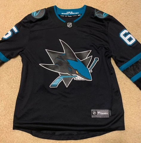 San Jose Sharks Erik Karlsson Fanatics Medium jersey Cover