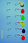 12 Walleye Spinners Crawler Harness Popular Colors