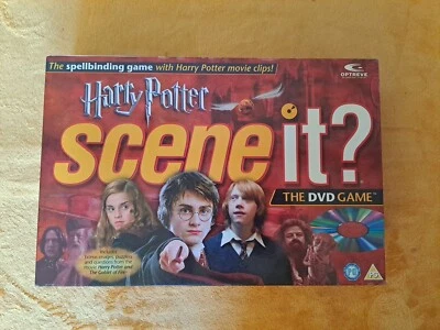 Harry Potter Scene It? The DVD Family Board Game Optreve Brand New Excellent  - Image 1 of 4