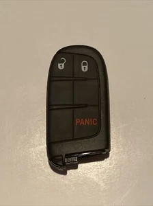 OEM Jeep Cherokee 2014-2021 3 Button Keyless Remote Smart key Fob M3N-40821302 - Picture 1 of 2