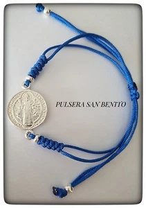 PULSERA SAN BENITO PLATA BENEDICTI SILVER SAN BENITO PROTEC, SAN BENITO PLATA - Picture 1 of 3