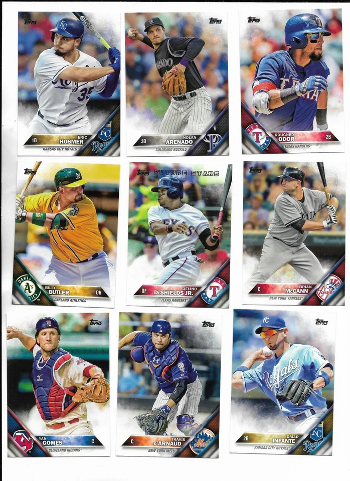 2016 Topps Pick-A-Card Hosmer Bryant Arenado Springer J.D. Martinez Sale Machado - Image 1 of 1