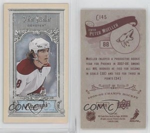 2008-09 Upper Deck Champ's 1923-24 Design Minis Red Back Peter Mueller #C145