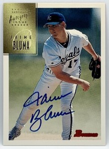 1997 Bowman Certified Gold Ink Autographs #CA7 Jaime Bluma AUTO Signed Royals