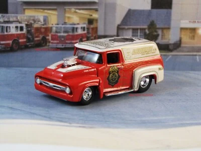 1955 1956 Ford F100 Truck Fire Chief Tilt Nose Hot Rod Supercharged V8 G - Image 1 of 4