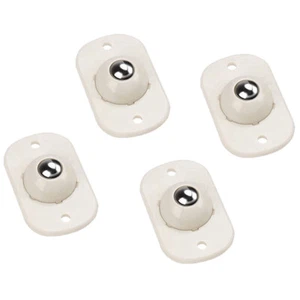 4 Stck. Selbstklebende Mini-Rollenräder 360 ° Rotation Klebende Schwenkrolle Werkzeuge - Bild 1 von 9
