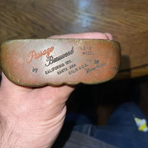 Passage By Beauwood LB-2 Model Wide Flange Vintage USA Putter 34” Right Handed - Picture 1 of 5