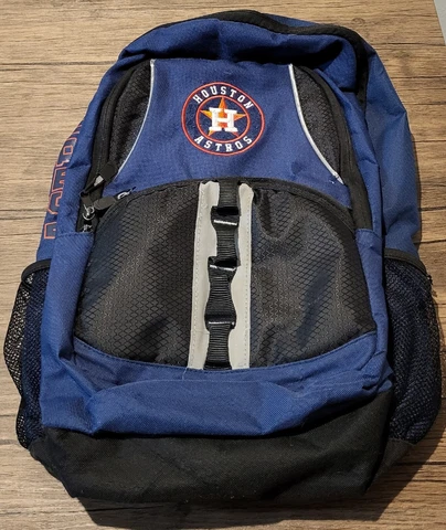 Northwest MLB "Captain" Sports Backpack 18.5"x8"x13" Houston Astros Cover