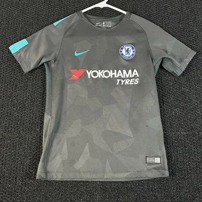 Camiseta Chelsea Premier League Nike Dri-Fit Away Gris Manga Corta Niños Niño M Foto 1 de 4