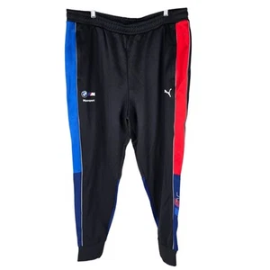 Puma Mens 2XL BMW Motorsport MT7 Pants Joggers Black New XXL Sweatpants - Picture 1 of 11