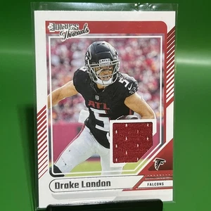 2024 Panini Donruss - Donruss Threads Drake London #DTH-DLO (MEM) - Picture 1 of 4